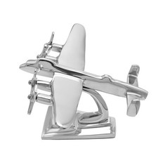 Listing image for RAF Lancaster Bomber Aircraft Plane Metal Model Military Heritage Polished 5"