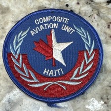 Listing image for Canadian Forces RCAF Composite Aviation Unit Haiti Squadron Patch Crest