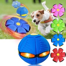 Listing image for Pet Toy Flying Saucer Ball with Lights, Flying Saucer Ball Dog Toy Pet Toy UK