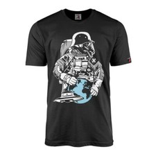Listing image for Haunebu Pilot Space Flying Disc Suit UFO MoonEarth T-Shirt #43299