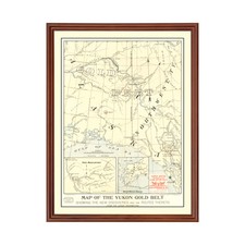 Listing image for Old Map of Yukon Gold Belt, AK 1897 - Vintage Yukon Gold Bel