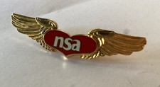 Listing image for NSA Airlines ? Wings Metal Pin Badge Aircraft