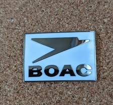 Listing image for BOAC (British Overseas Airways Corporation) Reproduction Crest Enamel Pin Badge