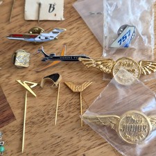 Listing image for Airline Aircraft badge Tie Tack Lapel Pin selection from Drop Down Menu